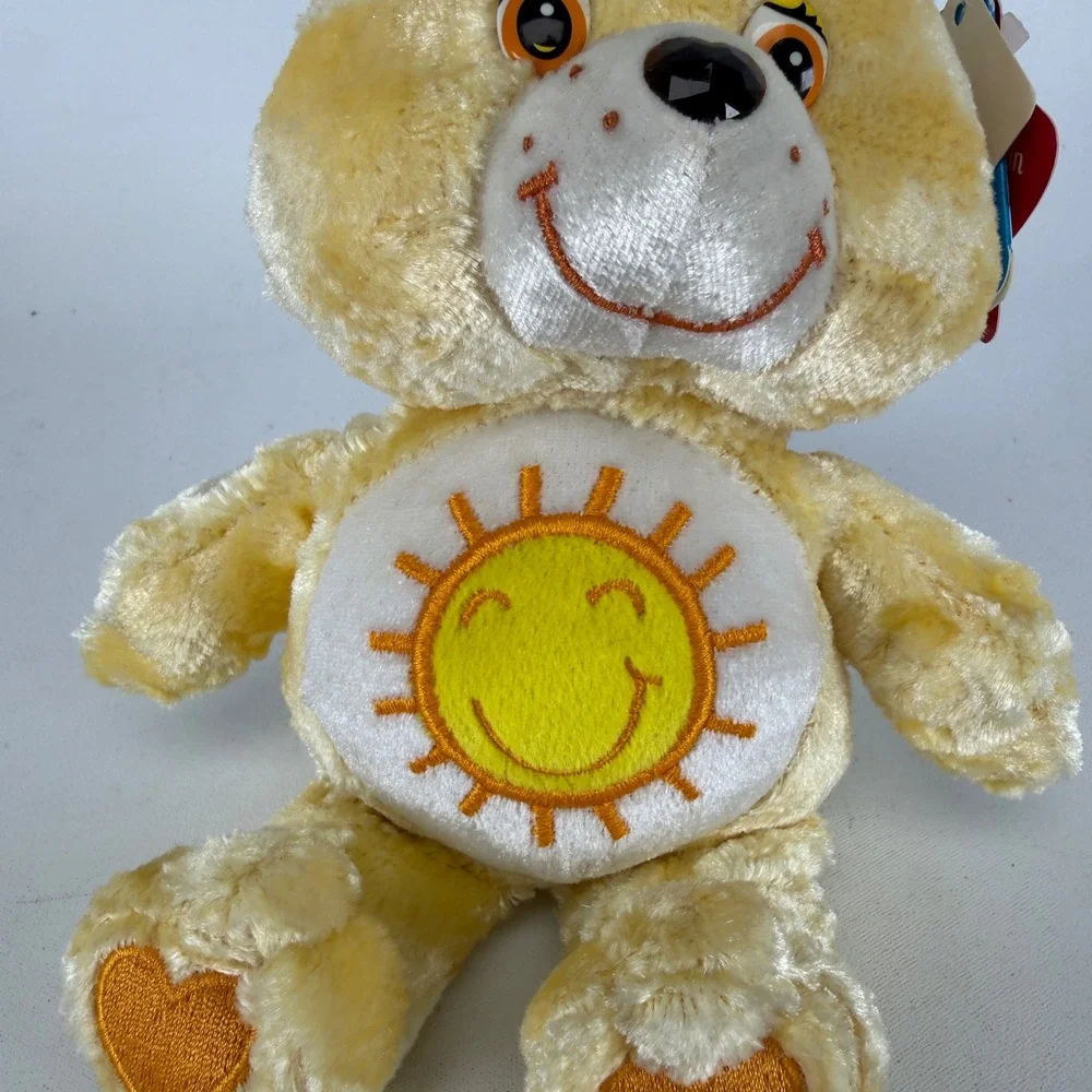 Care Bears Funshine Bear Plush Special Edition Charmers Series 7 2004 30560